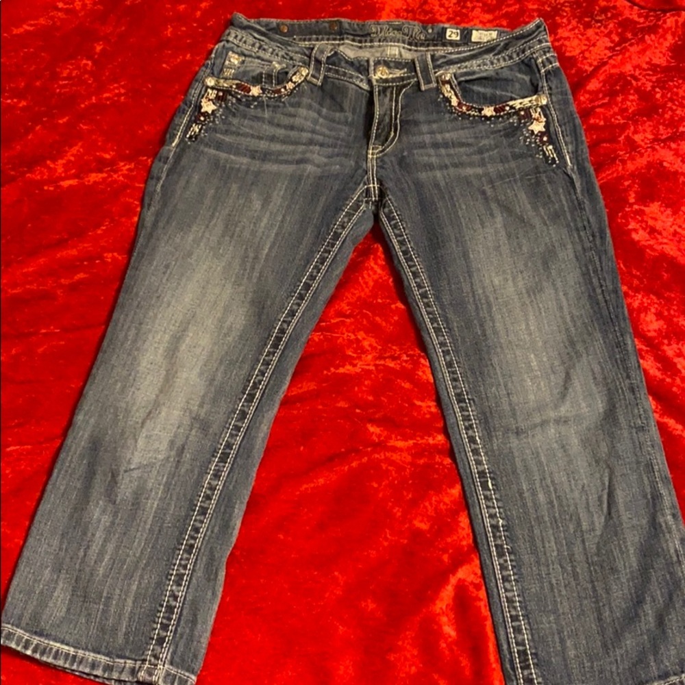 COPY - Miss me jeans cuffed capris